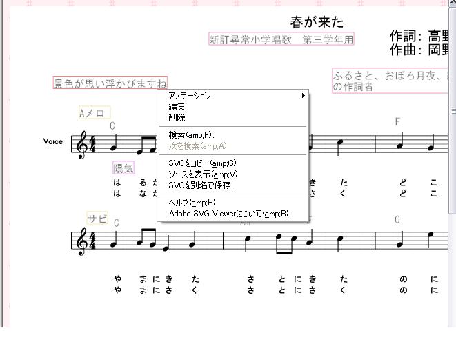 アノテーションオブジェクトに対するアノテーション