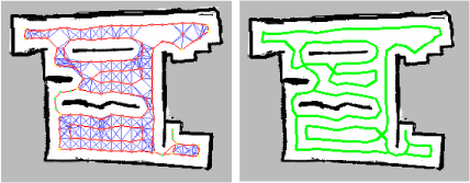 
              グラフ構造と生成した経路
            