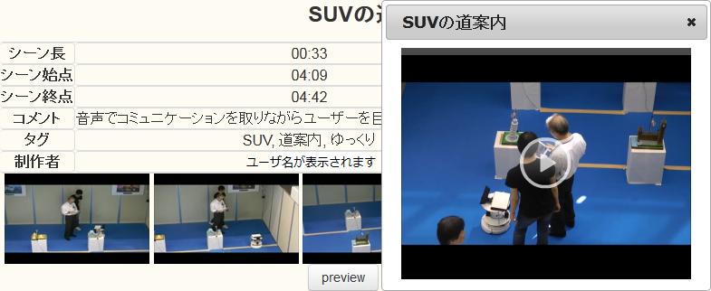 TDEditor上でのシーンプレビュー